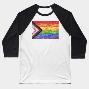 Inclusive Pride Flag Baseball T-Shirt